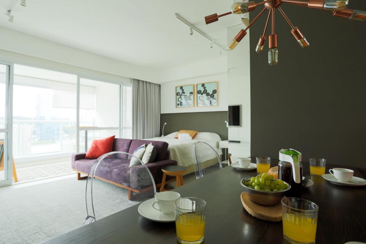 Studio Brooklin Premium Com Piscina Aquecida Daire Sao Paulo Dış mekan fotoğraf